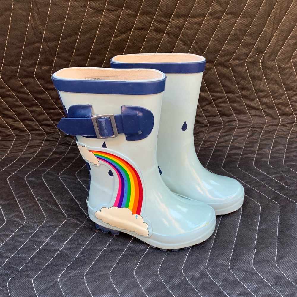 Wonder Nation toddler Girls' Rainbow Rain Boot